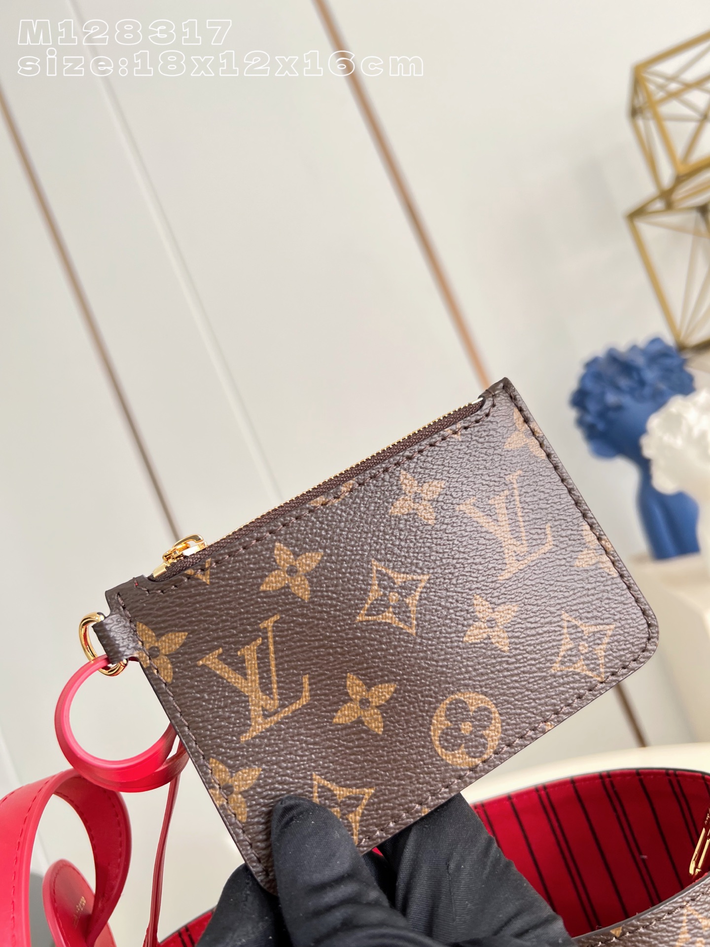 Bagsaaa LV M28317 All In BB monogram & red - 18cm