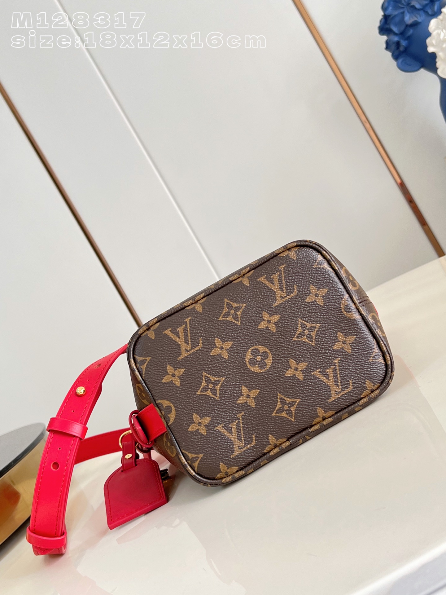 Bagsaaa LV M28317 All In BB monogram & red - 18cm