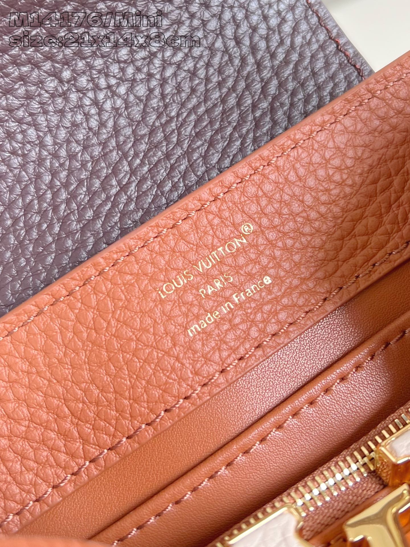 Bagsaaa LV M14176 Capucines Mini Brown - 21cm