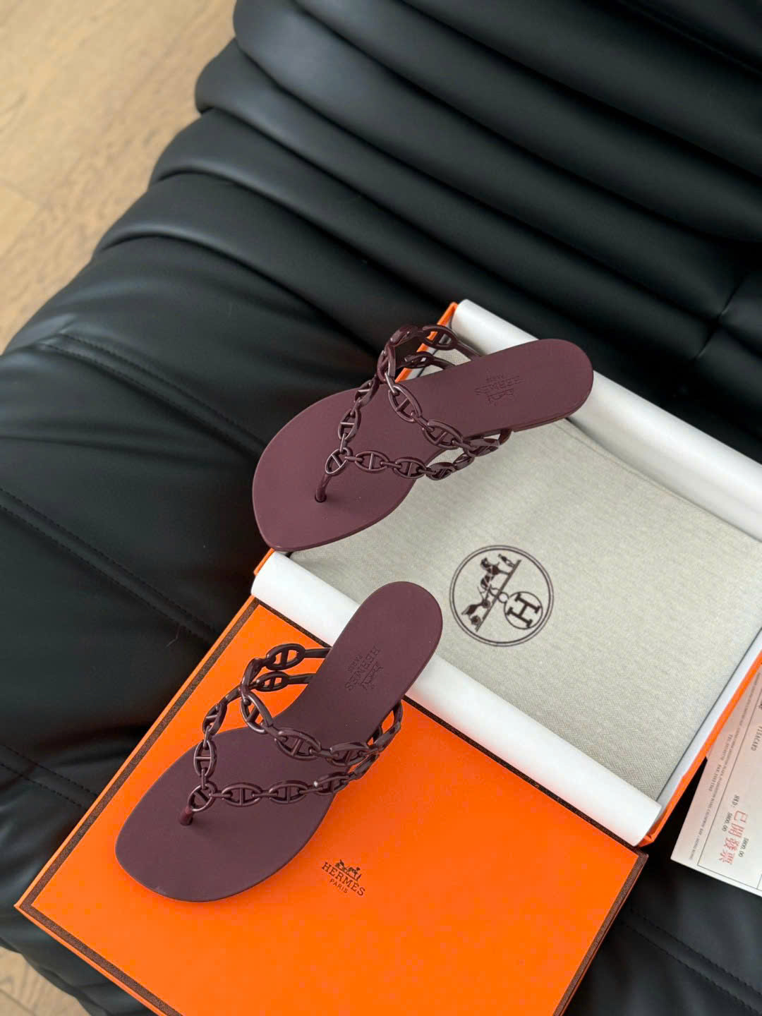 Bagsaaa H**me5 Island sandal rouge H