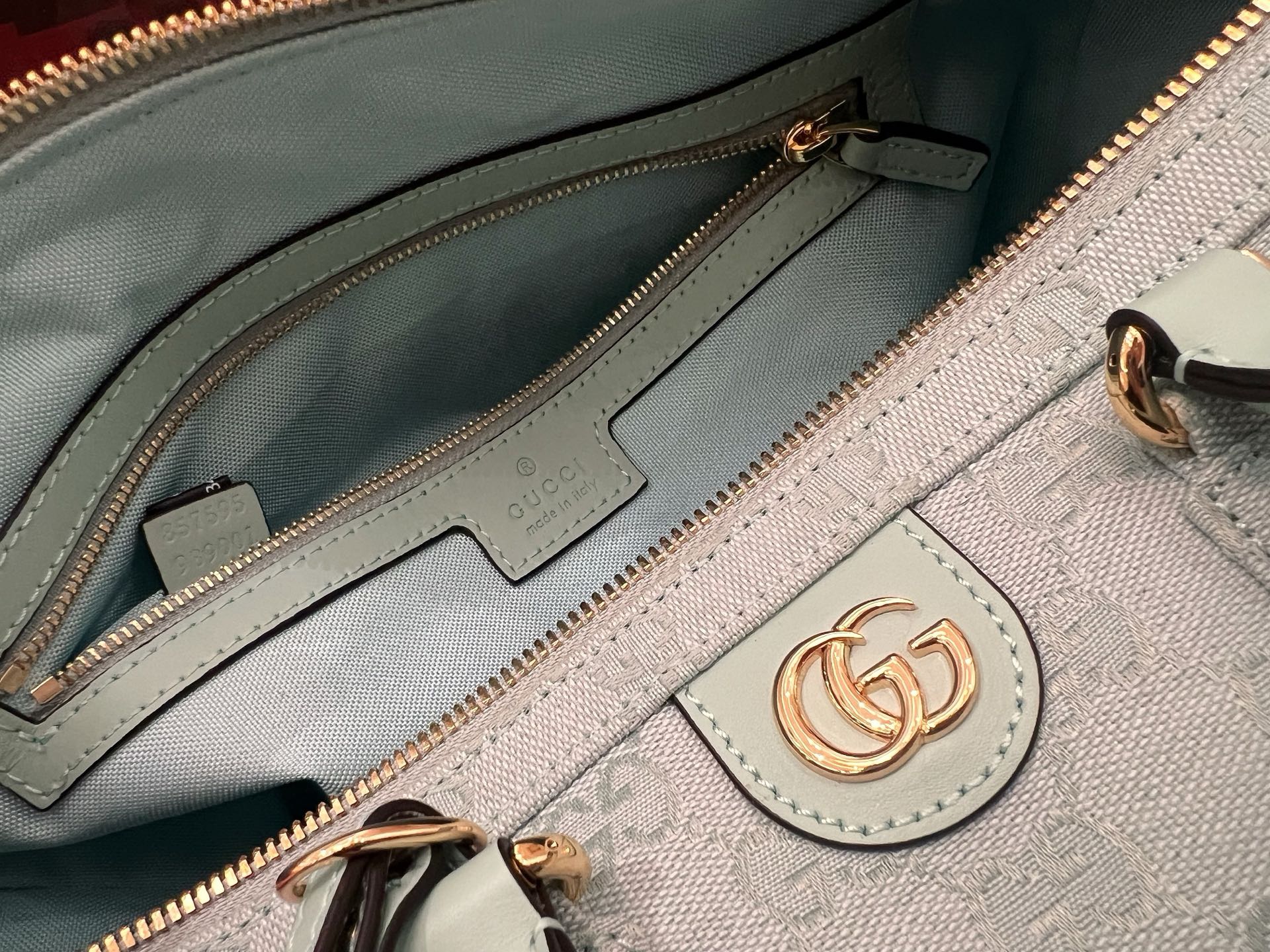 Bagsaaa Gvc*1 Ophidia medium boston bag 857595 green - 30cm