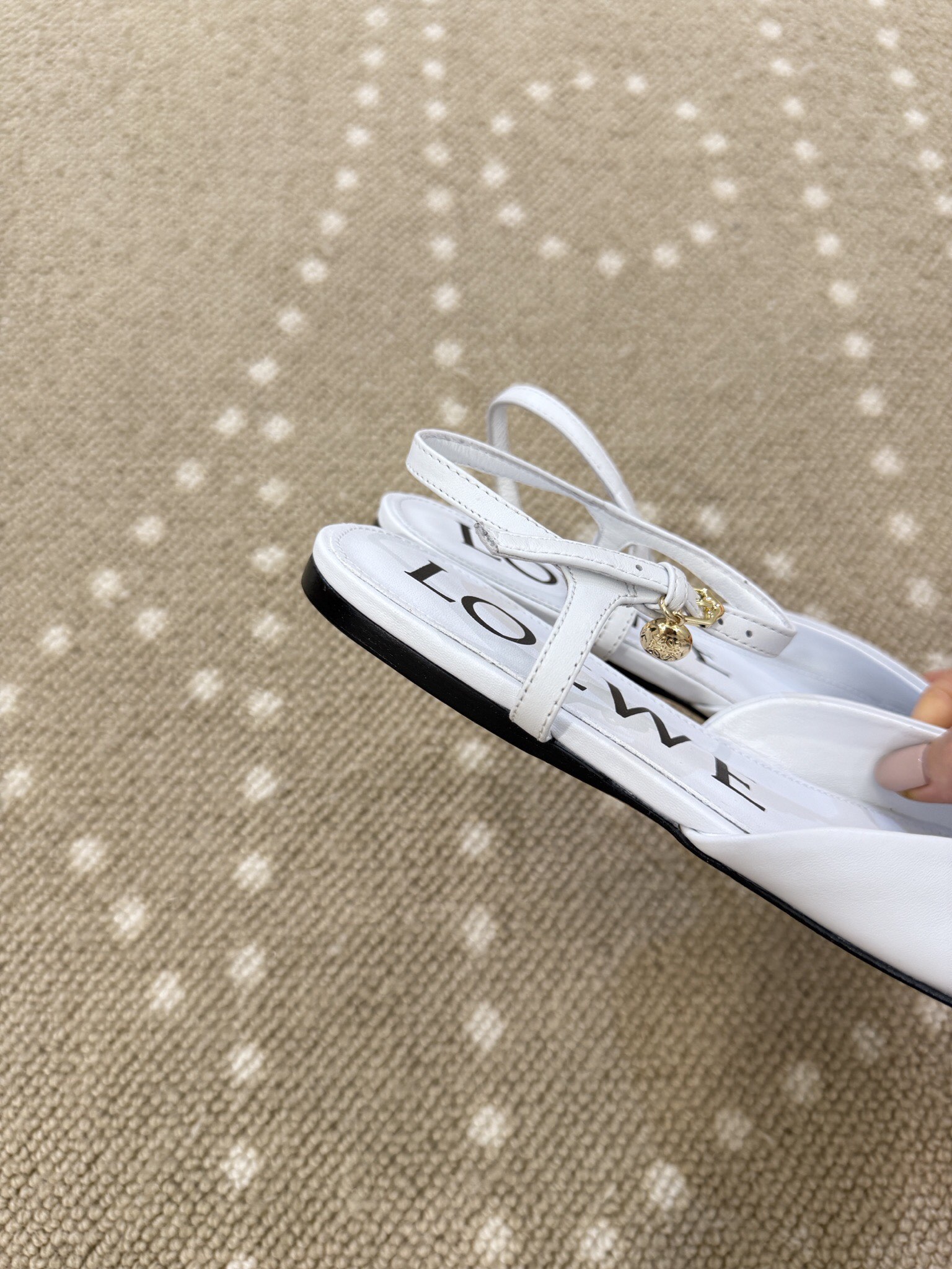 Bagsaaa L0ew* Toy ankle-strap pumps white