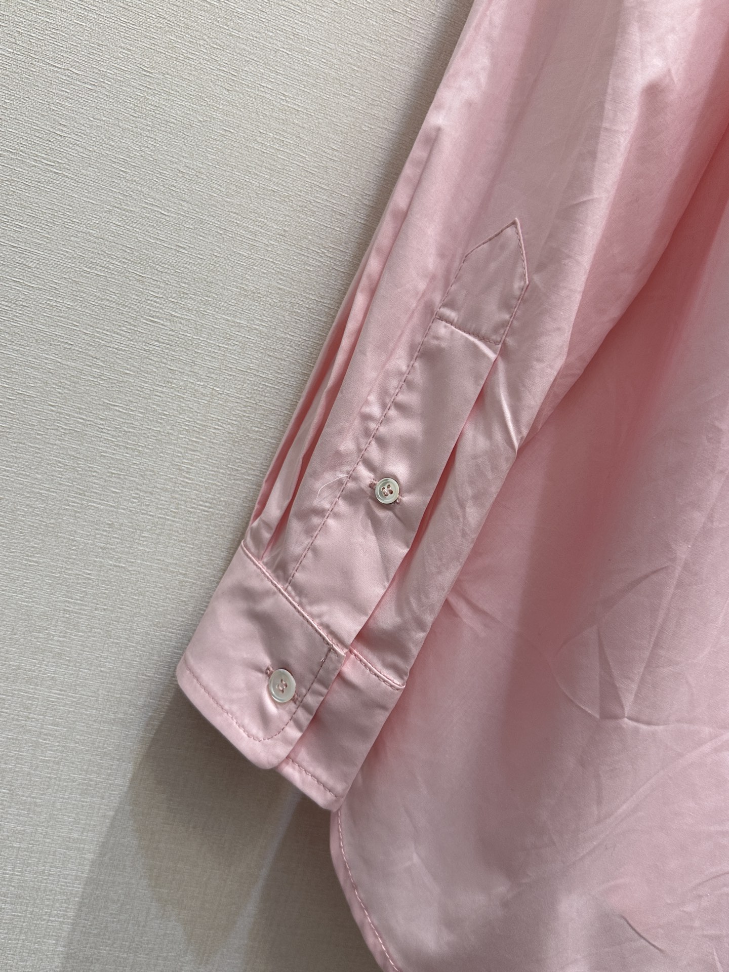 Bagsaaa Miu Miu Poplin shirt pink