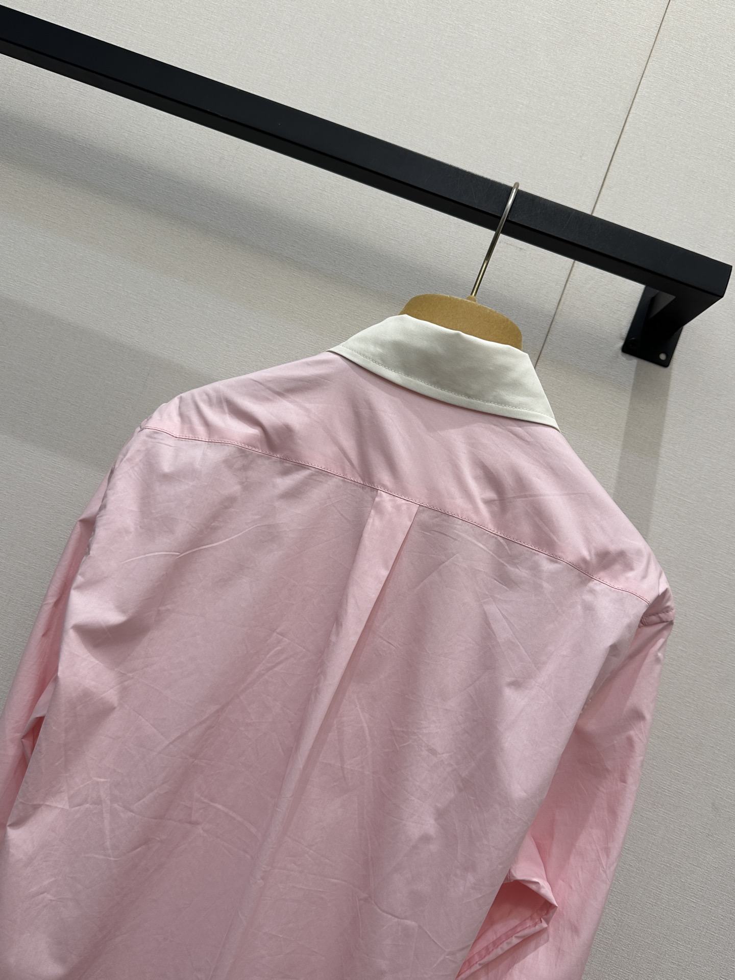 Bagsaaa Miu Miu Poplin shirt pink