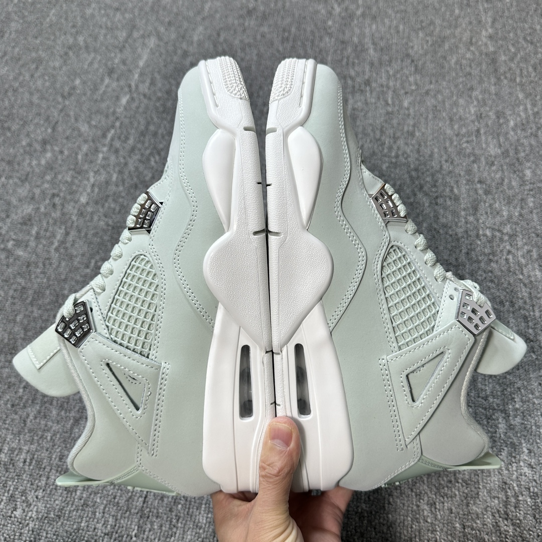 Bagsaaa Nike Air Jordan 4 Retro Seafoam Sail sneakers