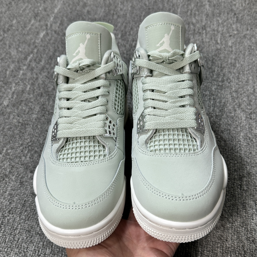 Bagsaaa Nike Air Jordan 4 Retro Seafoam Sail sneakers