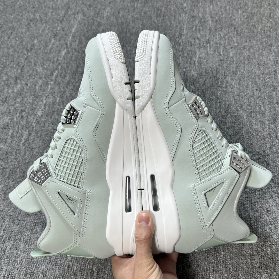 Bagsaaa Nike Air Jordan 4 Retro Seafoam Sail sneakers