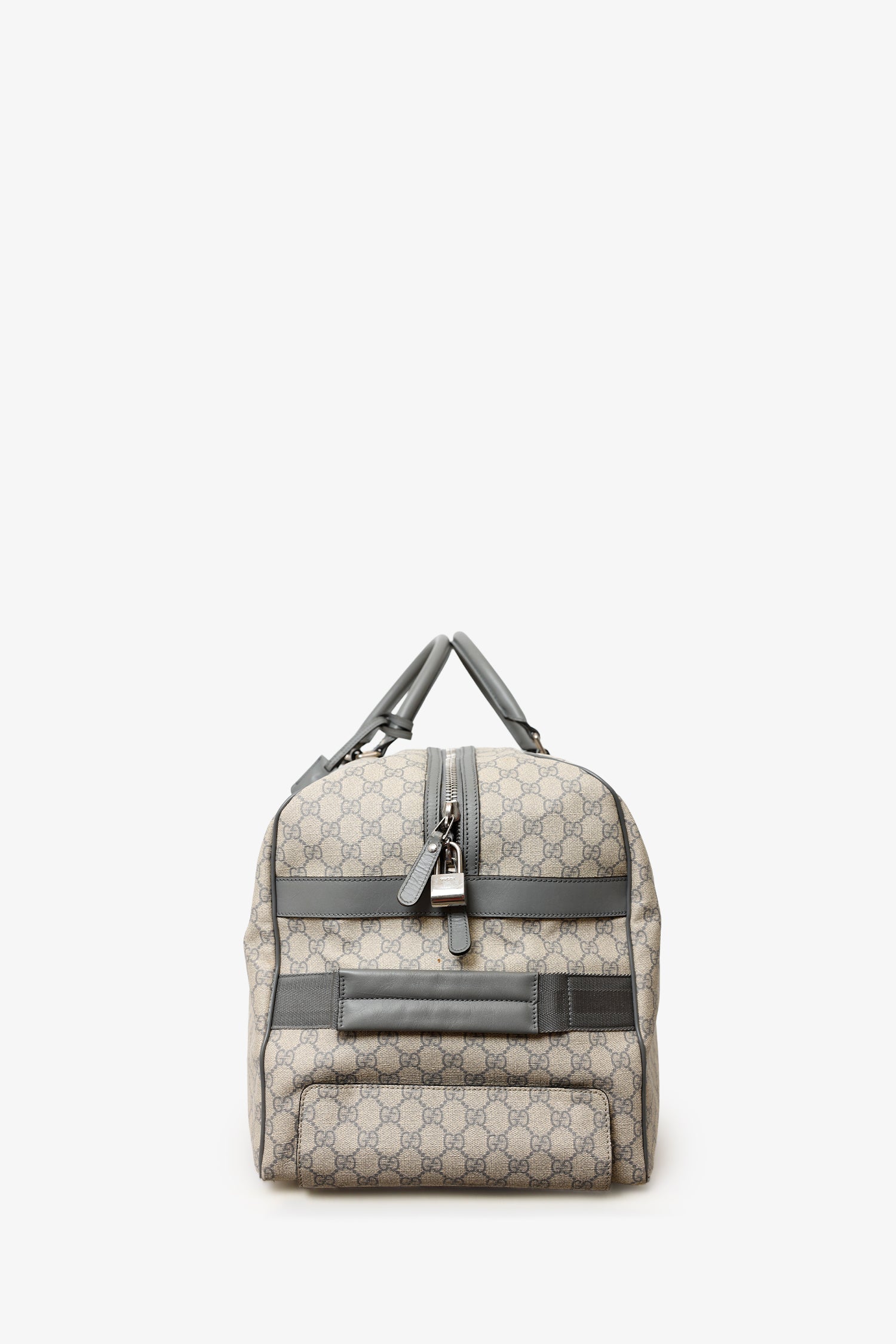 Bagsaaa Gvc*1 Beige GG Plus Monogram Large Carry On Duffle Trolley - 58cm