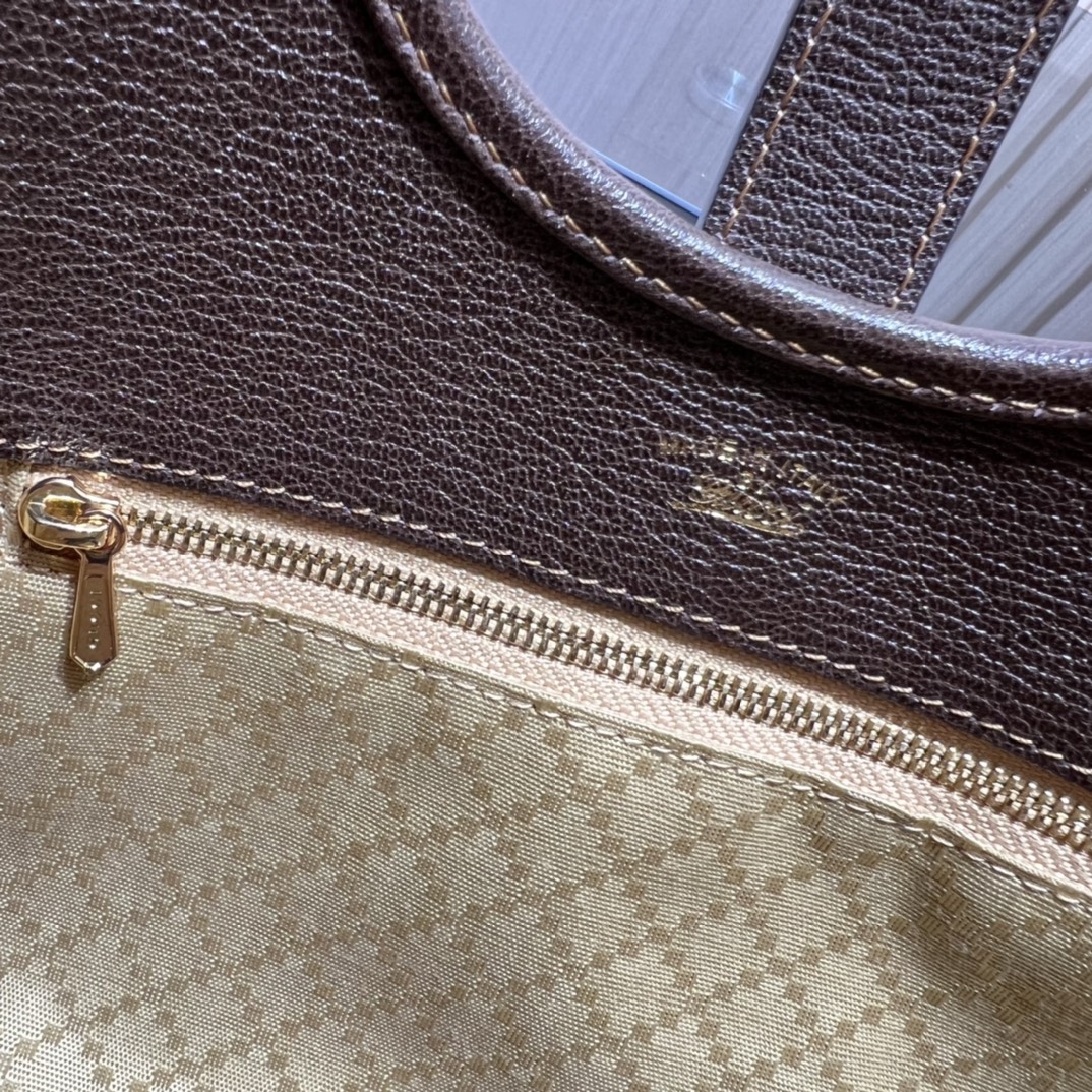 Bagsaaa New Collection 2026 Mercato small tote bag 866646 sand & brown - 26cm