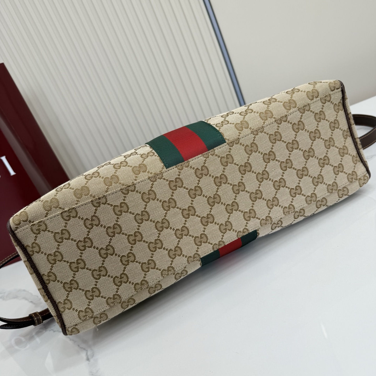 Bagsaaa Gvc*1 Borsetto large boston bag 866734 beige - 38.5cm
