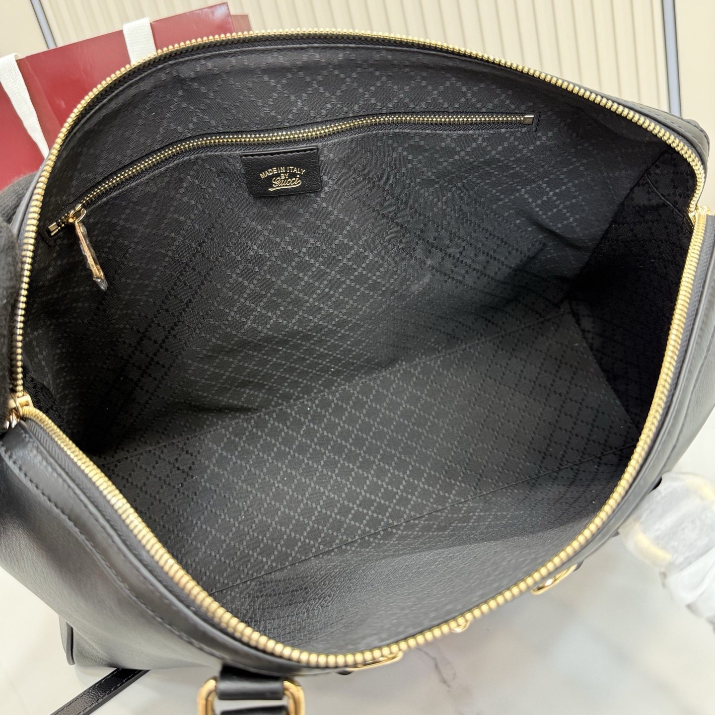 Bagsaaa Gvc*1 Borsetto large boston bag 866734 black - 38.5cm
