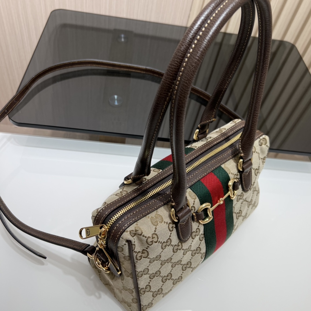 Bagsaaa Gvc*1 Borsetto medium boston bag 866732 beige - 28cm