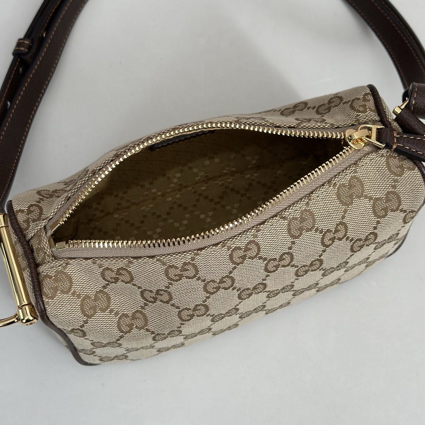 Bagsaaa Gvc*1 Half Horsebit mini bag 860784 beige - 19cm