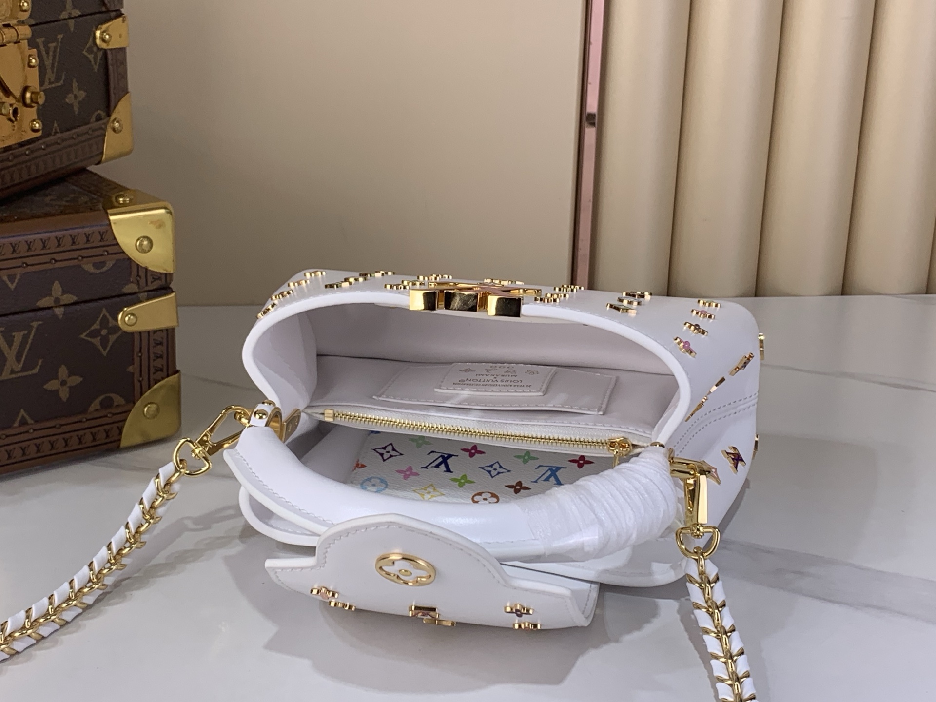 Bagsaaa 2026 Collection M27636 LV x TM Capucines East-West Mini - 22 x 12 x 8 cm