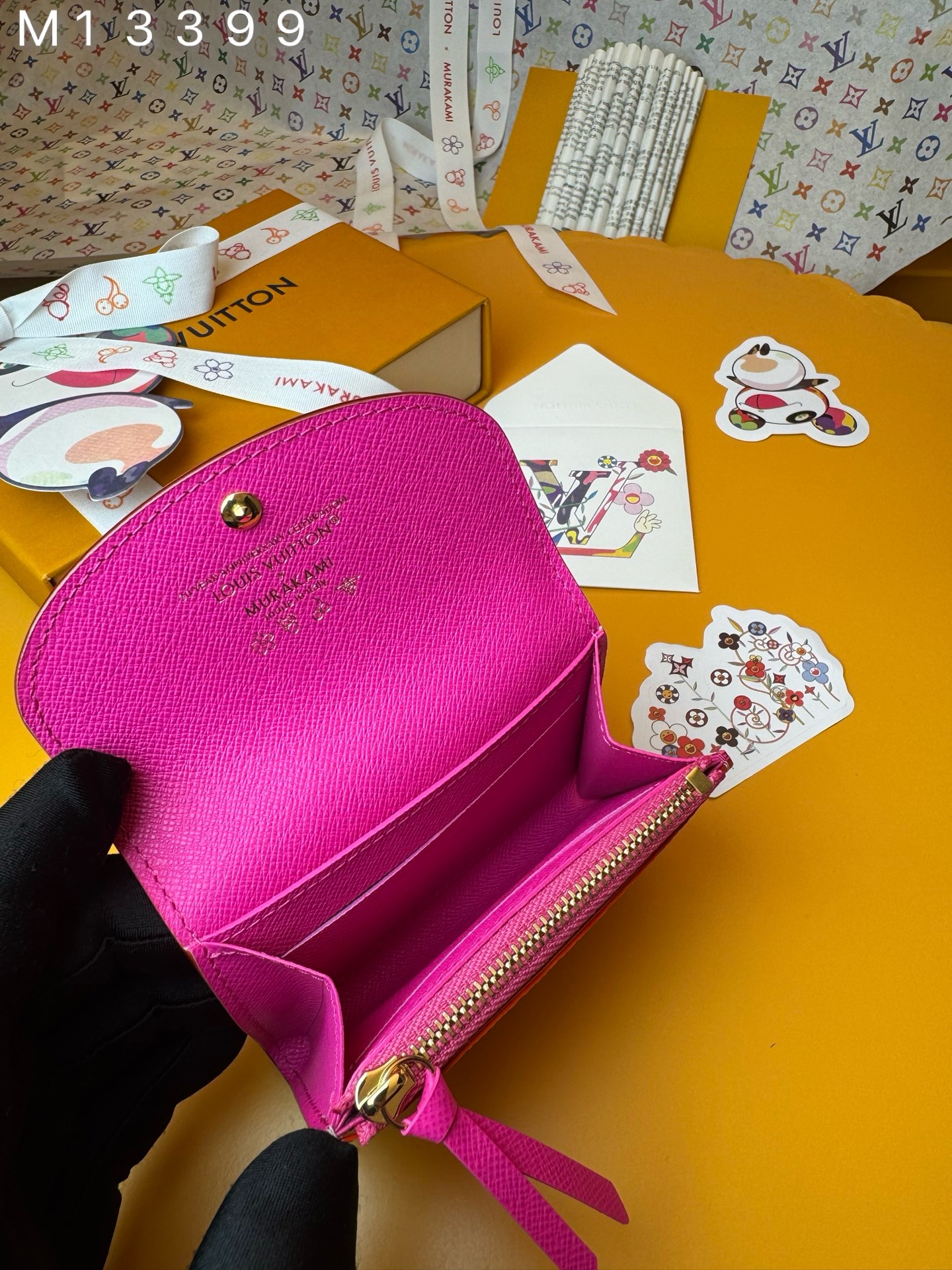 Bagsaaa M13399 LV x TM Rosalie Wallet Multicolored - 11cm