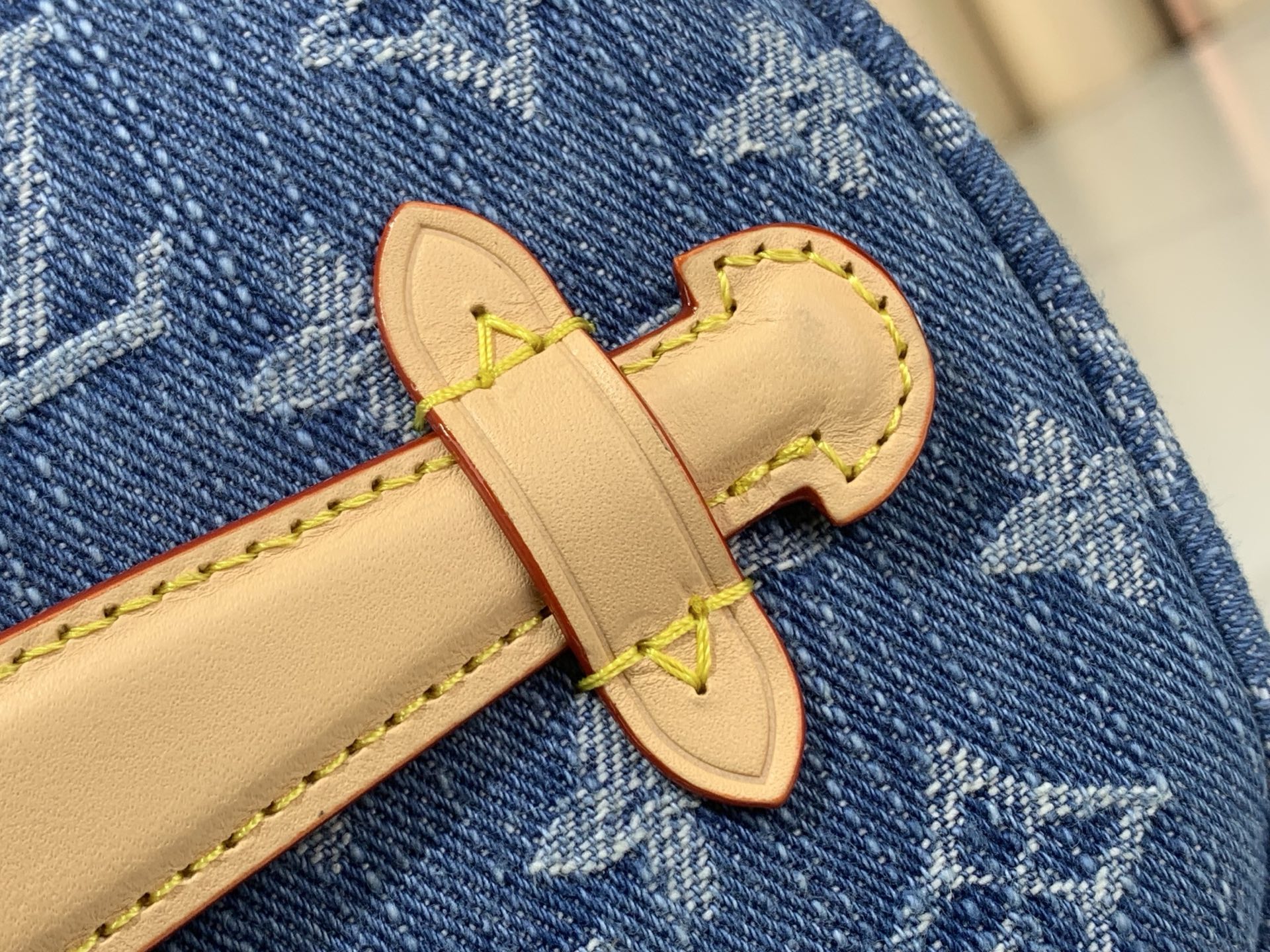 Bagsaaa LV M27946 Nice Mini Blue Denim - 20cm