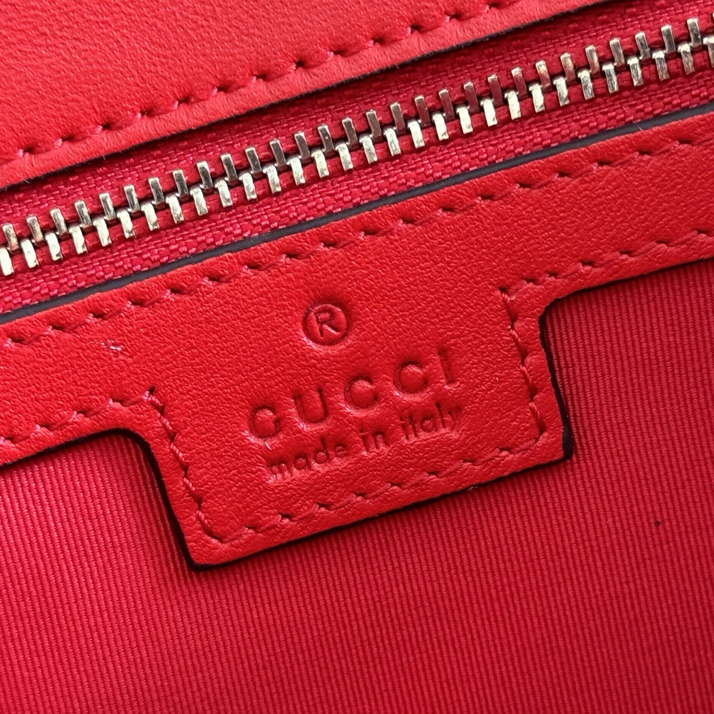 Bagsaaa Gvc*1 GG Marmont medium shoulder bag 837267 Red - 26cm