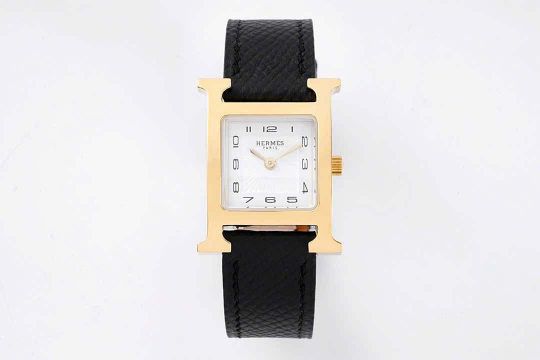 Bagsaaa H**me5 Heure H black & gold watch