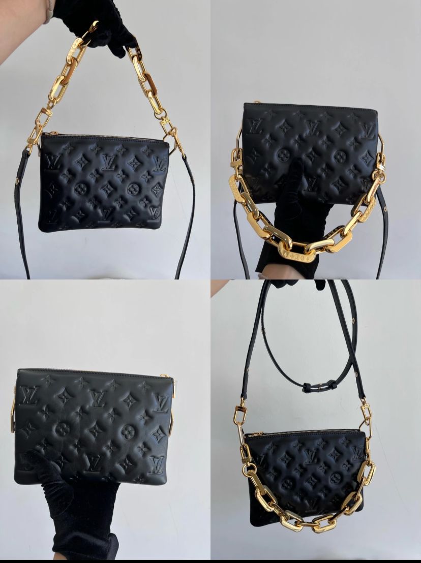 Bagsaaa LV Black Coussin BB 20cm